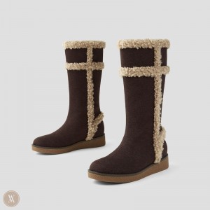 Botas Vivaia Camila Chocolate Oscuro | ZKZL8638