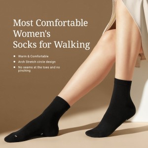Calcetines Vivaia 4-Pair Corta-Shaft Negras | KVZO5427