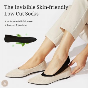 Calcetines Vivaia 4-Pair Pack Acolchado Low Cut Negras | UUOH2491