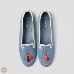 Loafers Vivaia Audrey Azules | SGXQ8590