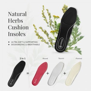 Plantillas Vivaia 3-in-1 Cuttable Natural Herb Insole Negras | GWQL0065