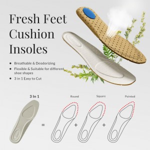 Plantillas Vivaia 3-in-1 Cuttable Respirable Insole Albaricoque | IGQT5089