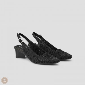 Sandalias Vivaia Leah 2.0 Metal Negras | QWQV3227