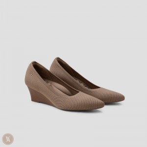 Tacones Vivaia Aria Wedge Pro Espresso | USHE9552