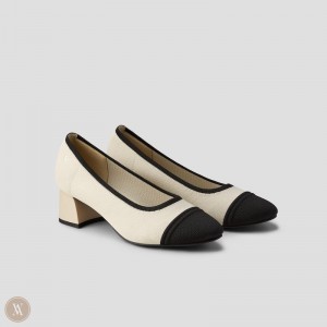 Tacones Vivaia Julie 1.0 Beige Negras | VHOK0258