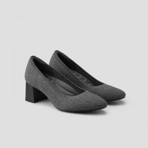 Tacones Vivaia Tamia Block Heel Gris | GMSP9286