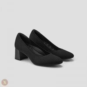 Tacones Vivaia Tamia Block Heel Negras | ODNU3789
