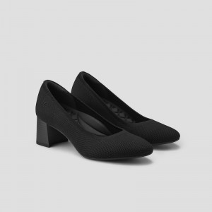 Tacones Vivaia Tamia Block Heel Negras | DFWZ9437