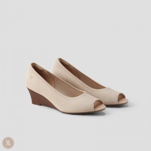 Tacones Vivaia Tamia Peerp Toe Almond | MPPO1800