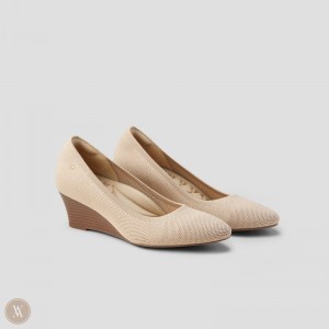 Tacones Vivaia Tamia Wedge Pro Almond | SYAI2087