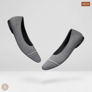 Zapatos Planos Vivaia Aditi Gris | ATUP6764