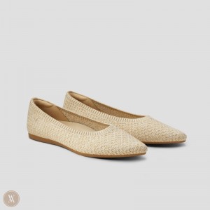 Zapatos Planos Vivaia Aria 5° Hemp Sand Woven | IOHB3030