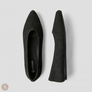 Zapatos Planos Vivaia Aria 5° Negras Multicolor | NYBI3780