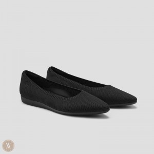 Zapatos Planos Vivaia Aria CloudWalker Negras | ZOXW0925