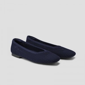 Zapatos Planos Vivaia Margot 2.0 Azul Marino | XXAE8361