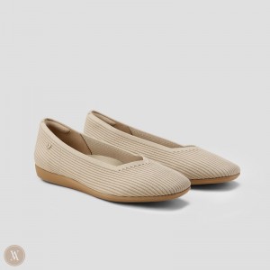 Zapatos Planos Vivaia Margot CloudWalker Almond | KFNC0952