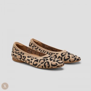 Zapatos Planos Vivaia Tamia 2.0 Leopardo Oscuro | TRKX9242