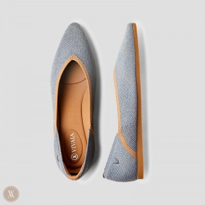 Zapatos Planos Vivaia Vienna 2.0 Azules | VRRB5781